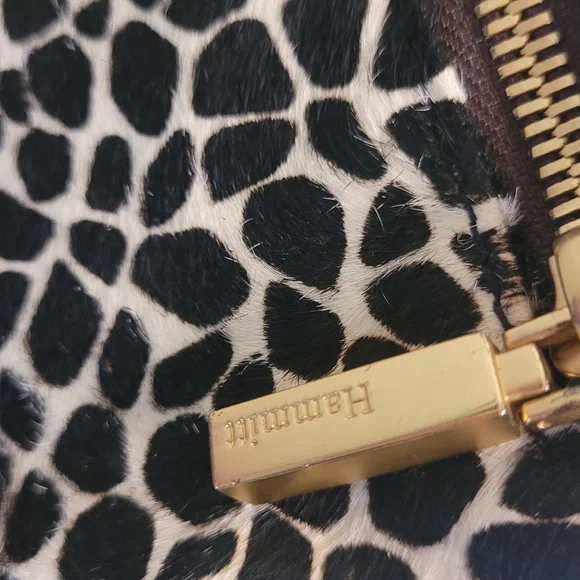 Hammitt Fold-Over VIP Medium Crossbody Dapple Calf Hair - Picture 8 of 16